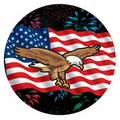 Flag w/ Eagle - 2" Mylar Insert